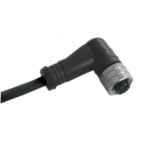 Kabel s konektorem 803001P03M020, M12, 3pin, úhlový, samice, 2m